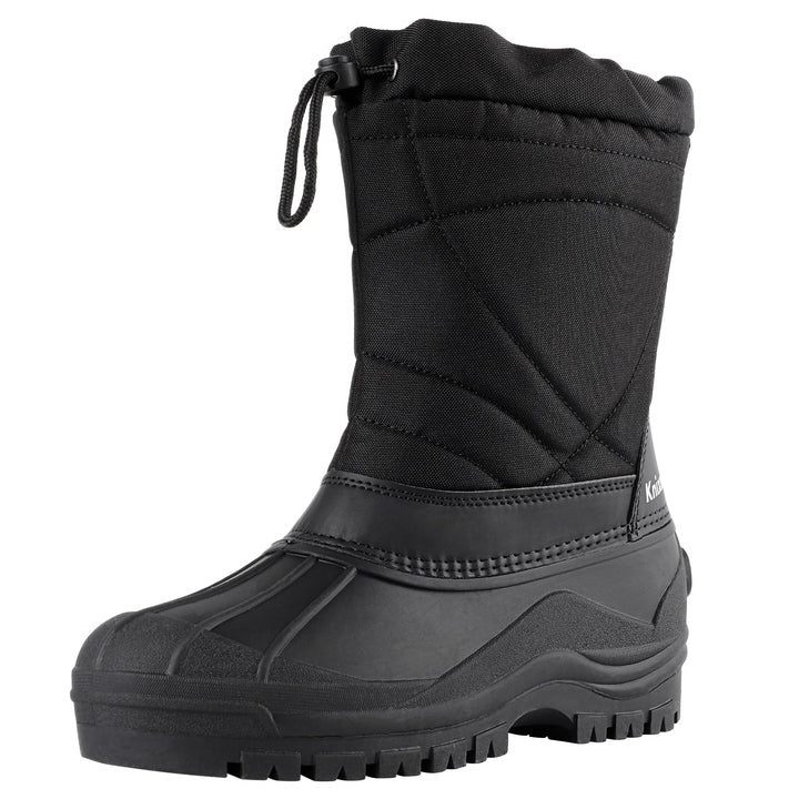 Knixmax Herren Damen Schneestiefel Winterstiefel Warme Gefüttert Winterschuhe rutschfest Wasserdicht
