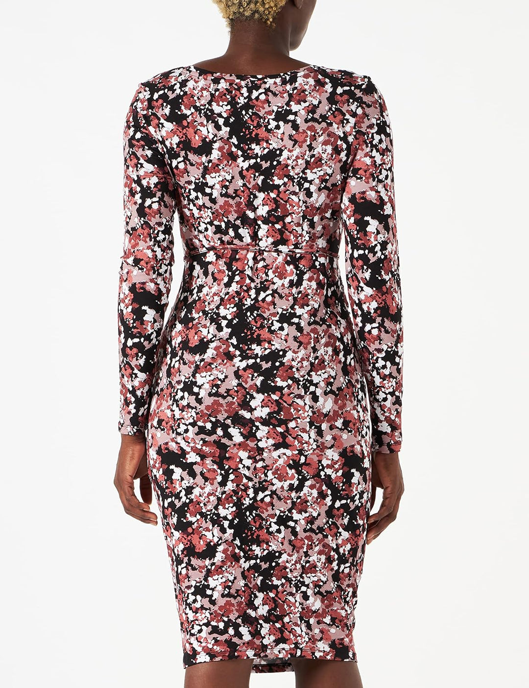 Noppies Damen Dress Paoli Long Sleeve Allover Print Kleid 38 Black - P090, 38 Black - P090