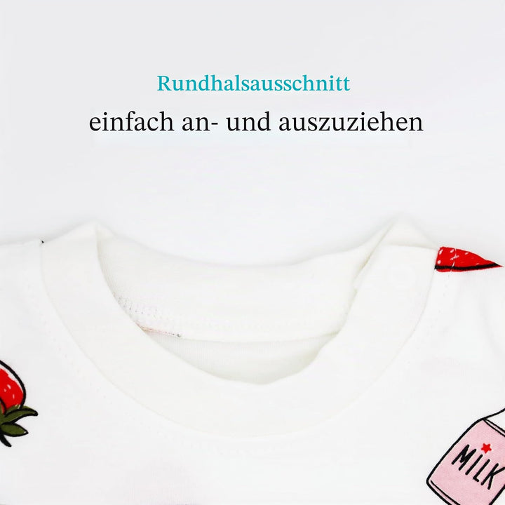 100% Baumwolle Baby Kinder Schlafanzüge Jungen Mädchen Pyjamas Set Langarm Nachtwäsche 1-2 Jahre Erd