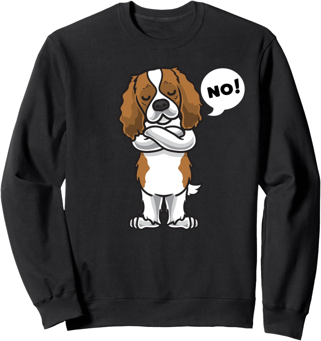 Sturer Cavalier King Charles Spaniel Hund Sweatshirt