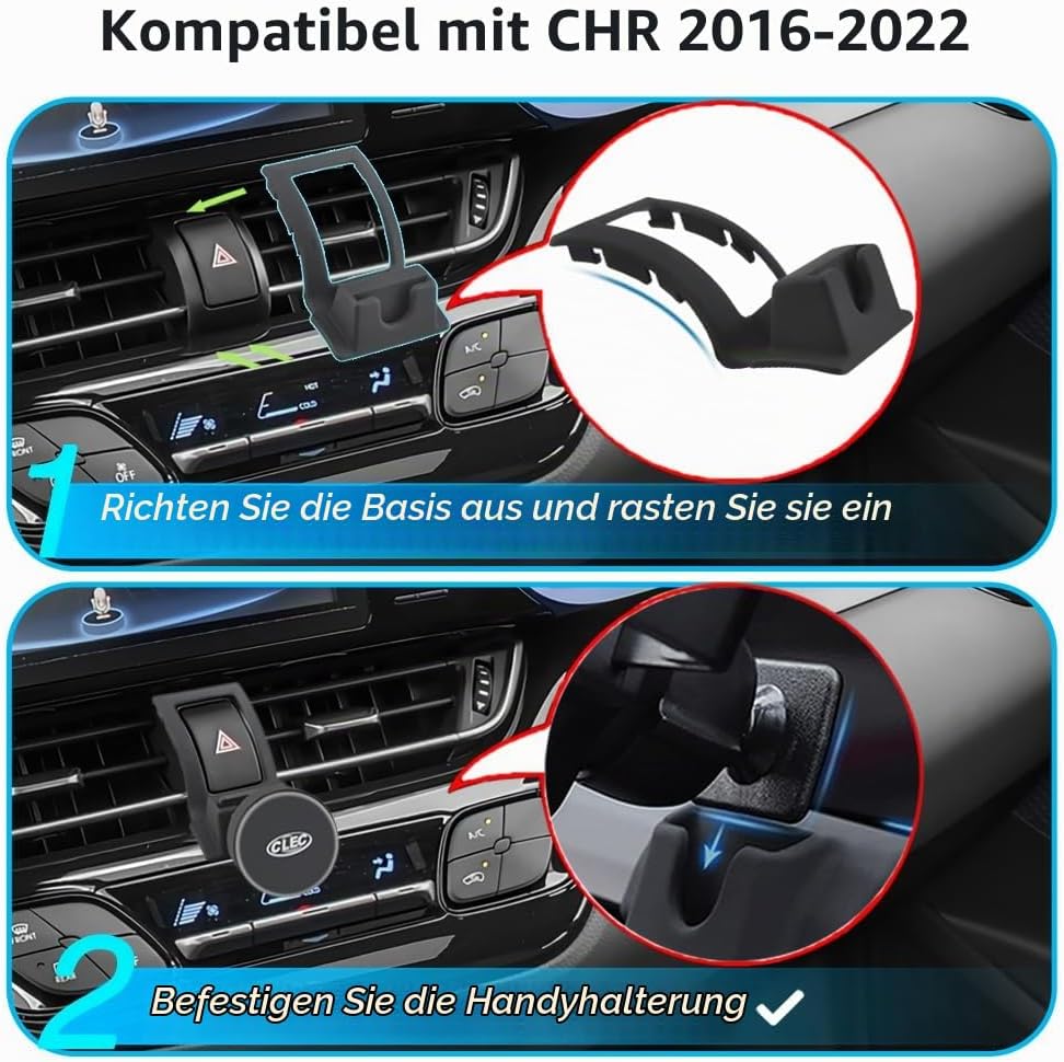 AYADA Magnet-Handyhalterung Kompatibel mit CHR 2016-2022, Magnet