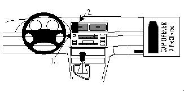 Brodit 852599 ProClip Halterung