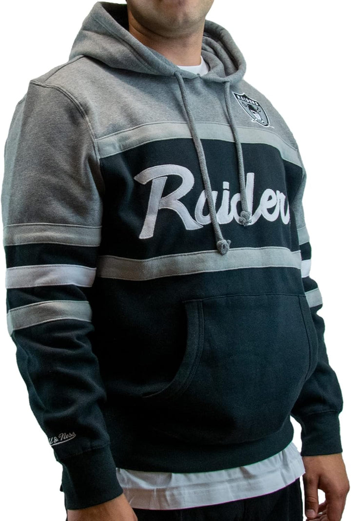 Mitchell & Ness NFL Head Coach Hoody Black/Grey S, Black/Grey S