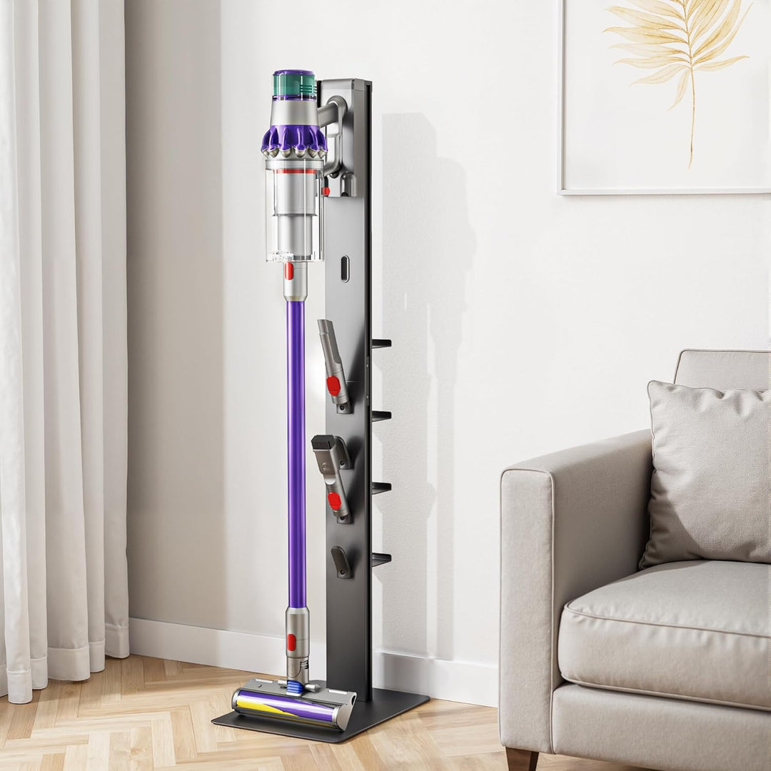 PEGZONE Ständer für Dyson Akkusauger mit 4 Haken und 4 Ablagen，Kompatibel für Dyson Gen5, V15, V12,