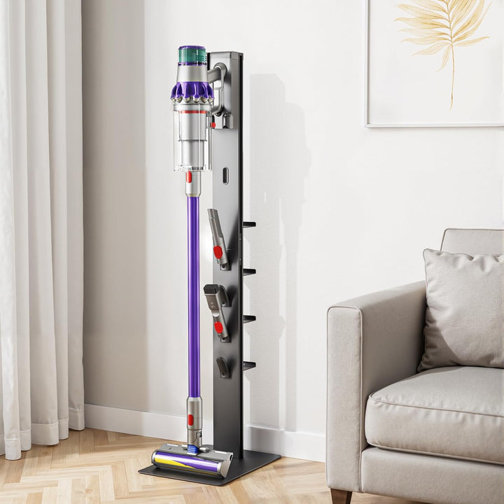 PEGZONE Ständer für Dyson Akkusauger mit 4 Haken und 4 Ablagen，Kompatibel für Dyson Gen5, V15, V12,