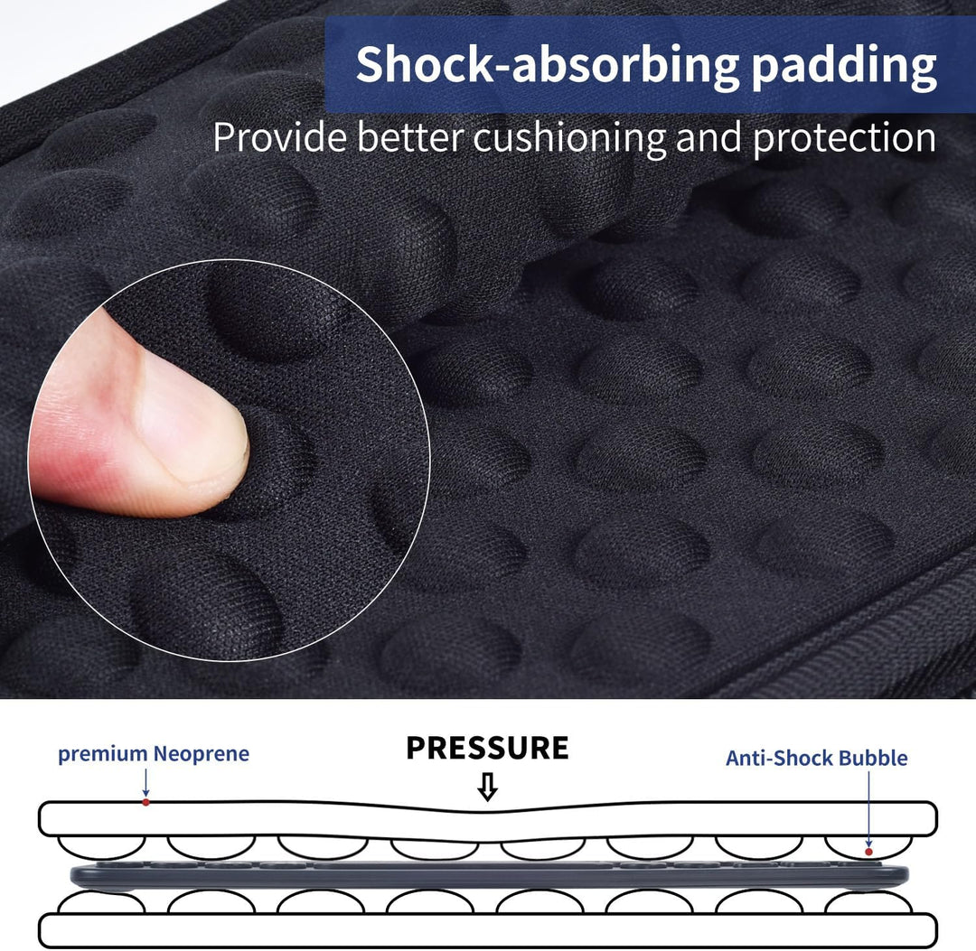 Premium Logitech K380 Tastatur Abdeckung Sleeve Case, gepolsterte stossfeste Neopren Tasche für Logi