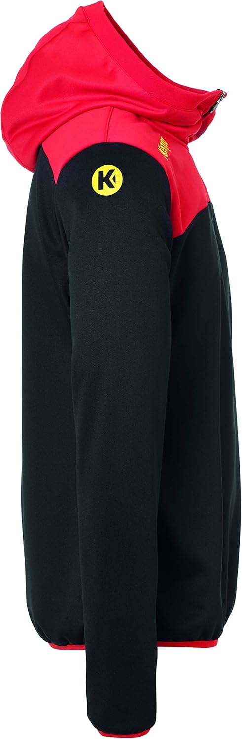 Kempa Herren Emotion 2.0 Hoody Herren Hoody S Schwarz/Rot/Gelb, S Schwarz/Rot/Gelb
