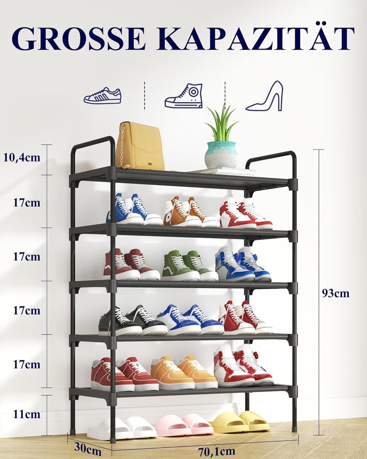 Kitsure Schuhregal für Schrank, stabile Schuhablage für den Eingangsbereich, platzsparendes kleines