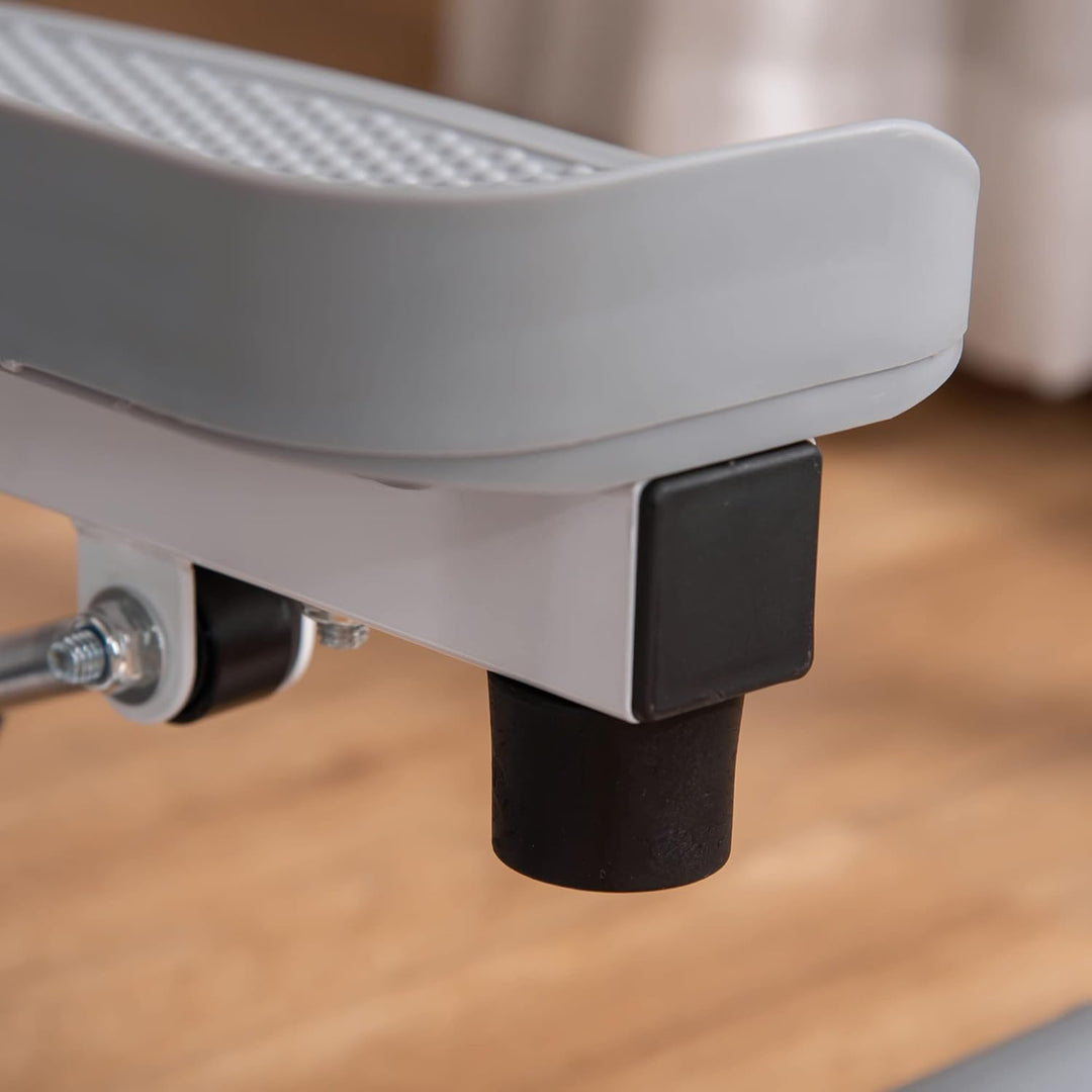 HOMCOM Stepper mit Handgriff Fitness Heimtrainer für Zuhause klein Fitnessgerät für Bein- und Po-Tra