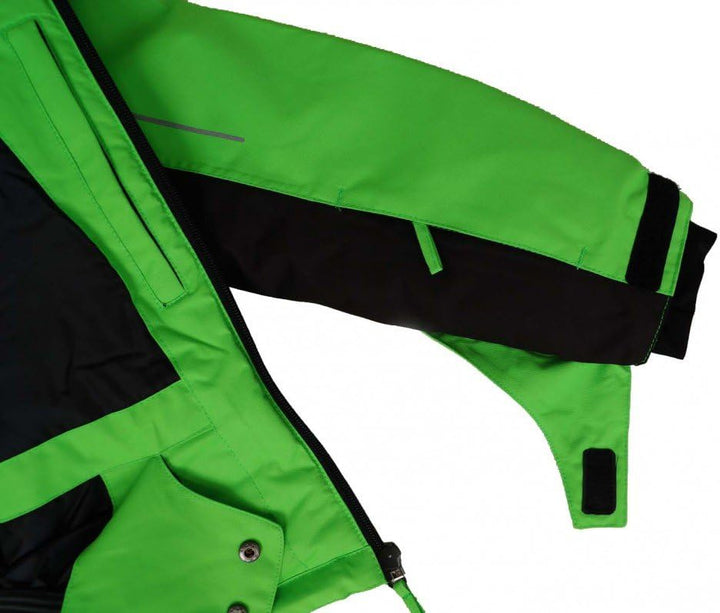 Maylynn Softshell Kinder Skianzug Schneeanzug 2-teilig grün/schwarz 110-116, 110-116