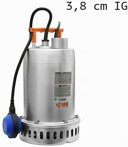 IBO / DABAT !! Profi !! Schmutzwasserpumpe Tauchpumpe Schwimmbadpumpe Edelstahl 16500 L/h +20m C-Sch
