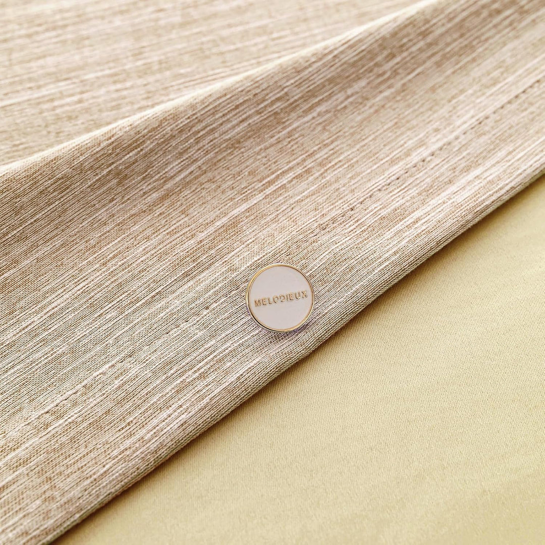 Melodieux Vorhänge Verdunkelung Gardinen Blickdicht Leinenoptik für Wohnzimmer kinderzimmer Schlafzi