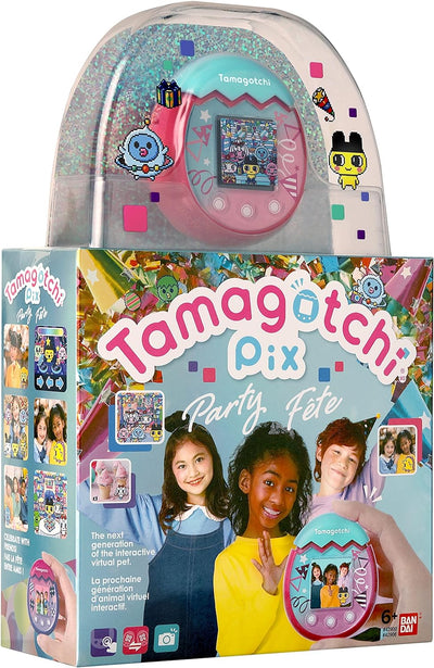 Tamagotchi Pix Confetti Rosa, Rosa