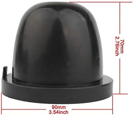 TOMALL 83mm Staubschutz für LED Scheinwerfer Ersatz Gummidichtung Caps Kit, 83mm