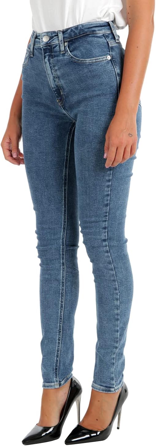 Calvin Klein Damen High Rise Skinny Jeans 24W / 30L Denim Medium, 24W / 30L Denim Medium