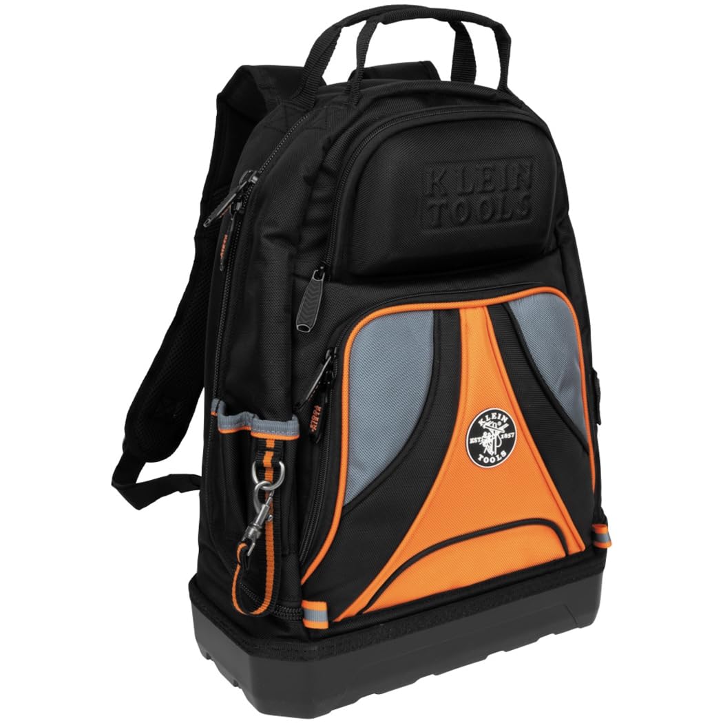 Werkzeugtasche Rucksack Heavy Duty Tradesman Pro Tool Organizer Tool Carrier mit 39 Taschen und gefo
