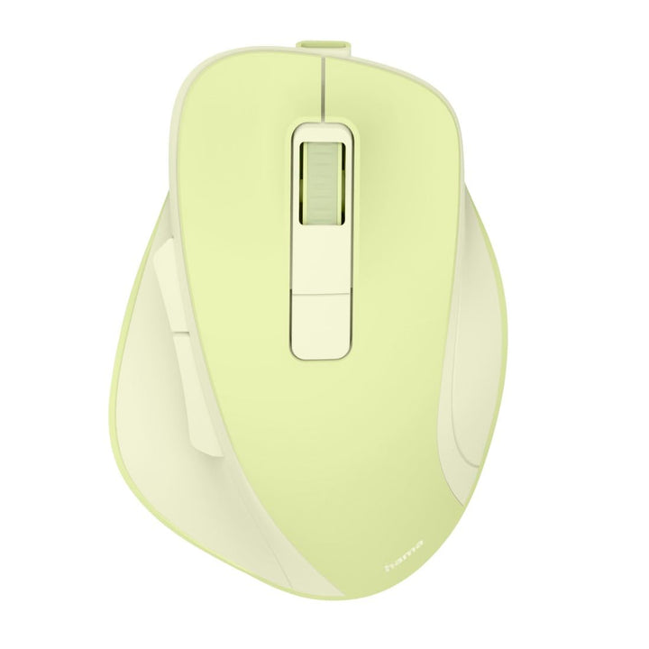 Hama Maus kabellos, wiederaufladbar (optische Funkmaus ohne Klickgeräusch, mit Akku, ergonomische Fo