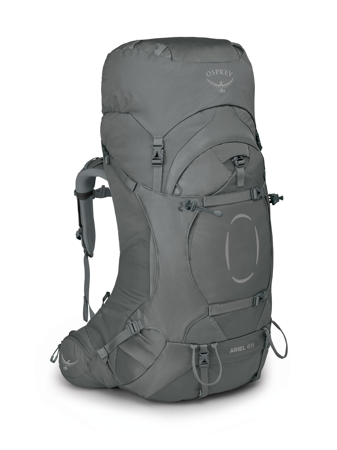 Osprey Ariel Unisex Rucksack Medium Gray M/L - Fassungsvermögen 65L, Medium Gray M/L - Fassungsvermö