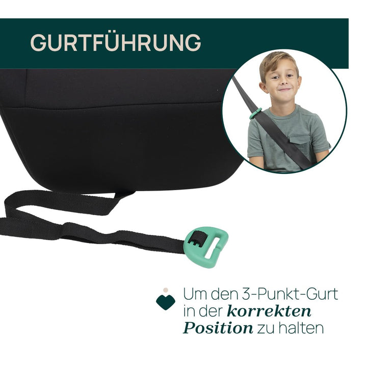 Chicco Quasar i-Size, Kinderautositz 7-12 Jahre (126-150 cm), Gewicht 23-36 kg, Gruppe 3, einfache M
