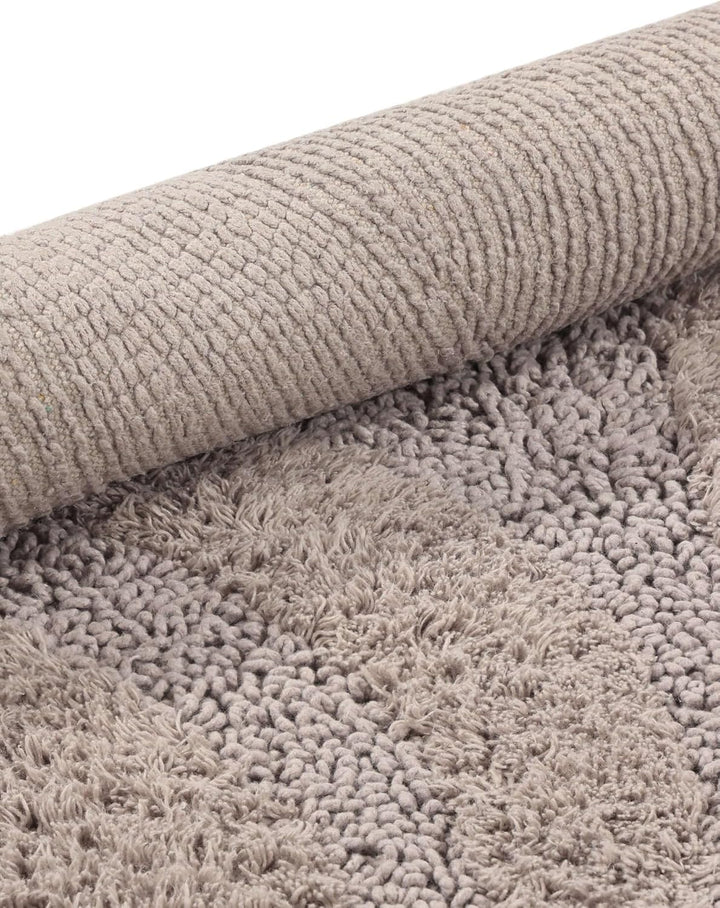 RugVista Breeze Teppich - Grau Teppich Ø 70 Moderner, Rund Teppich