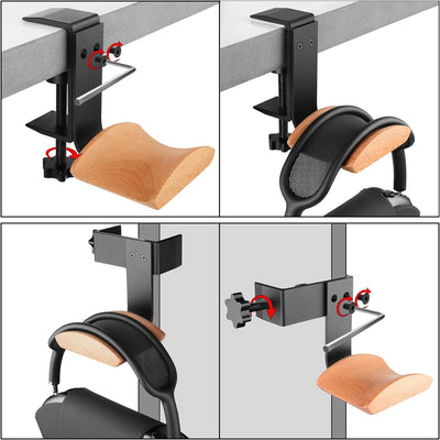 Linkidea Kopfhörerständer Aufhänger Kompatibel mit AirPod Max, Halterung Holz Kopfhörer Headset Aufh