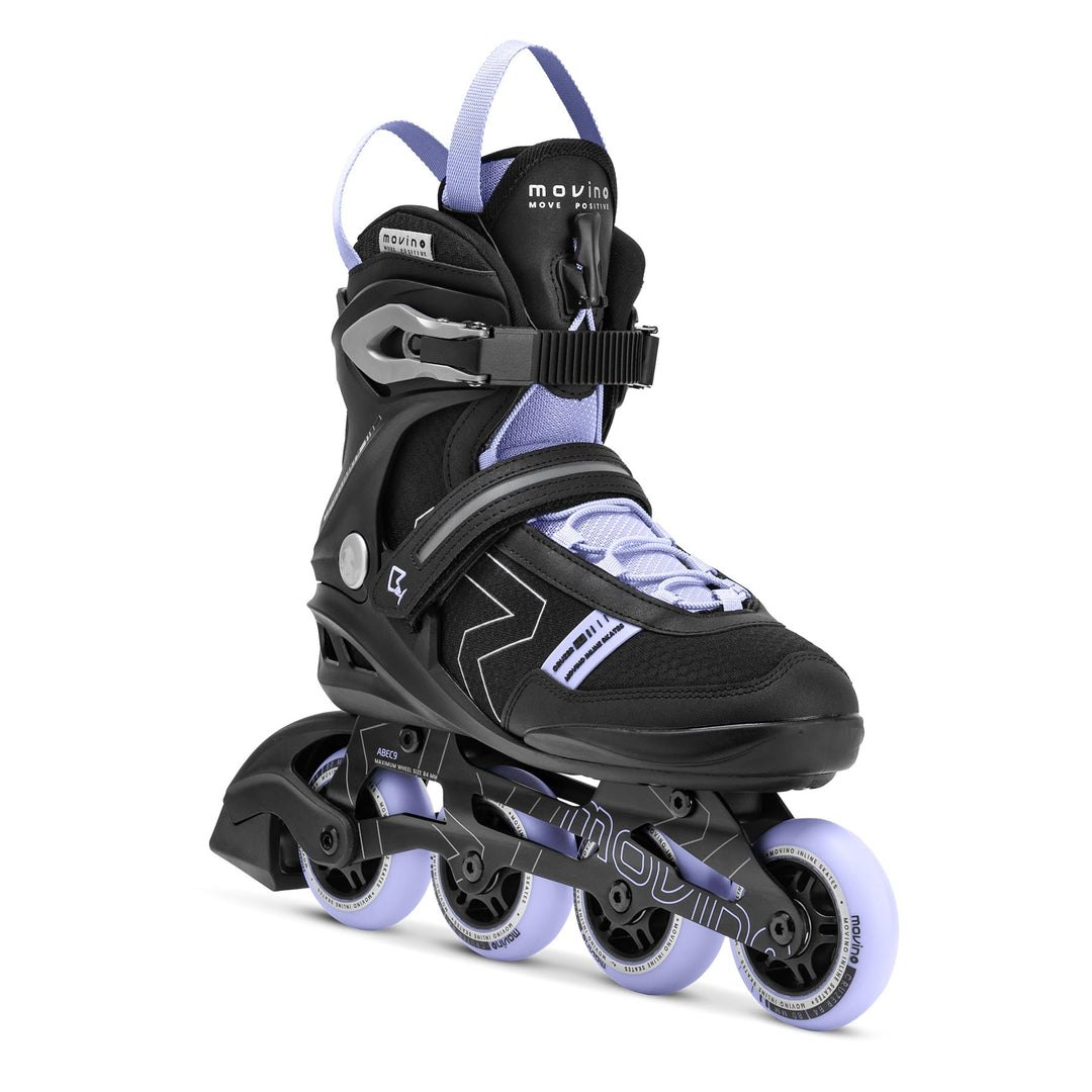 Movino Inline Skates | Cruzer B4 | Fitness Rollschuhe | Damen Herren Inliner | Inliner für Erwachsen