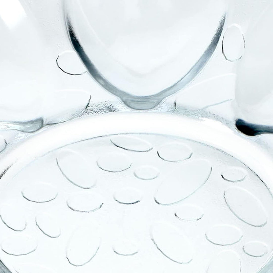 KADAX Eierteller aus Glas, ⌀ 21,5 cm, praktischer Teller für Eier, Eierhalter, robuste Eierablage, E