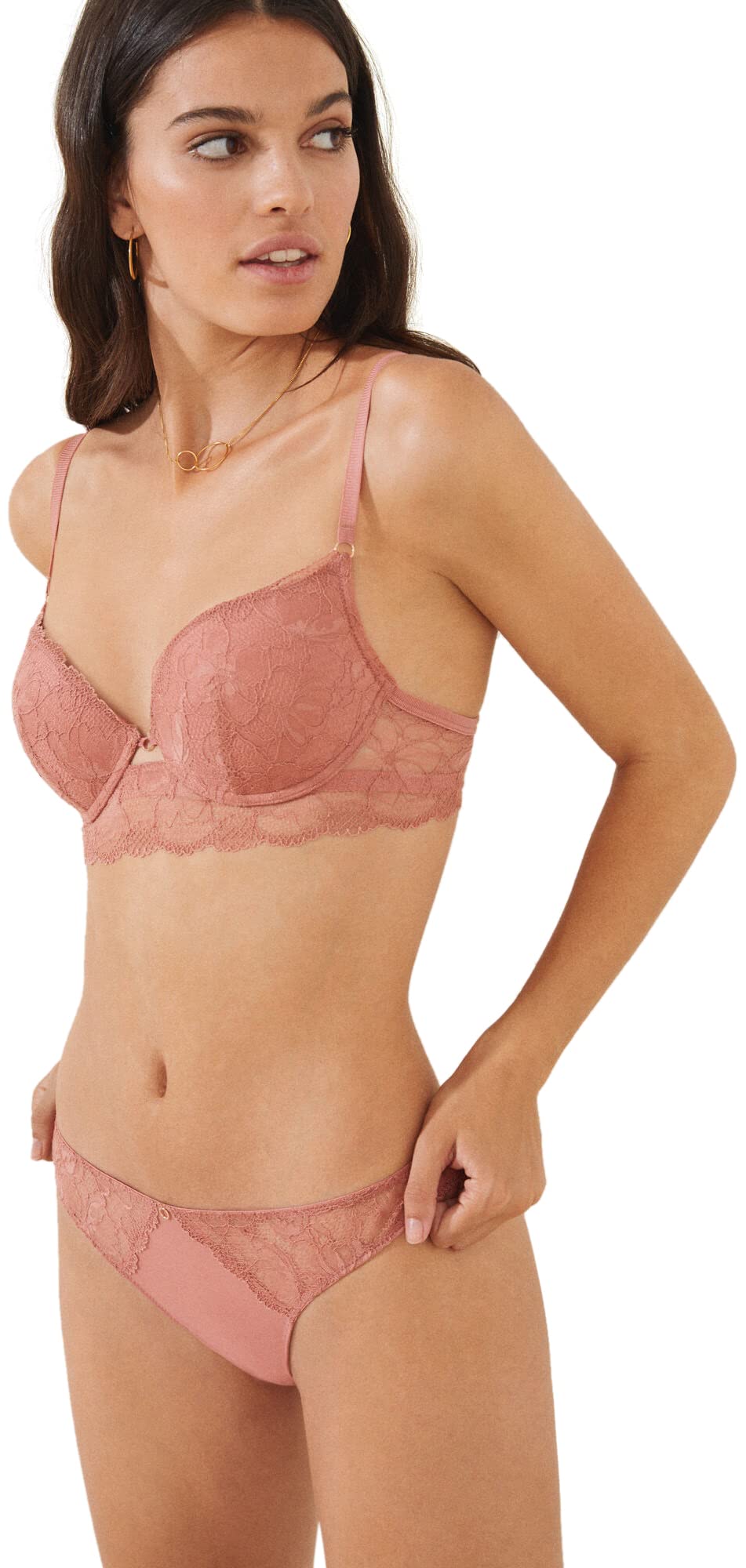 Women'secret Damen Push Up Mehreren Ausschnitten BH 70A Orange, 70A Orange