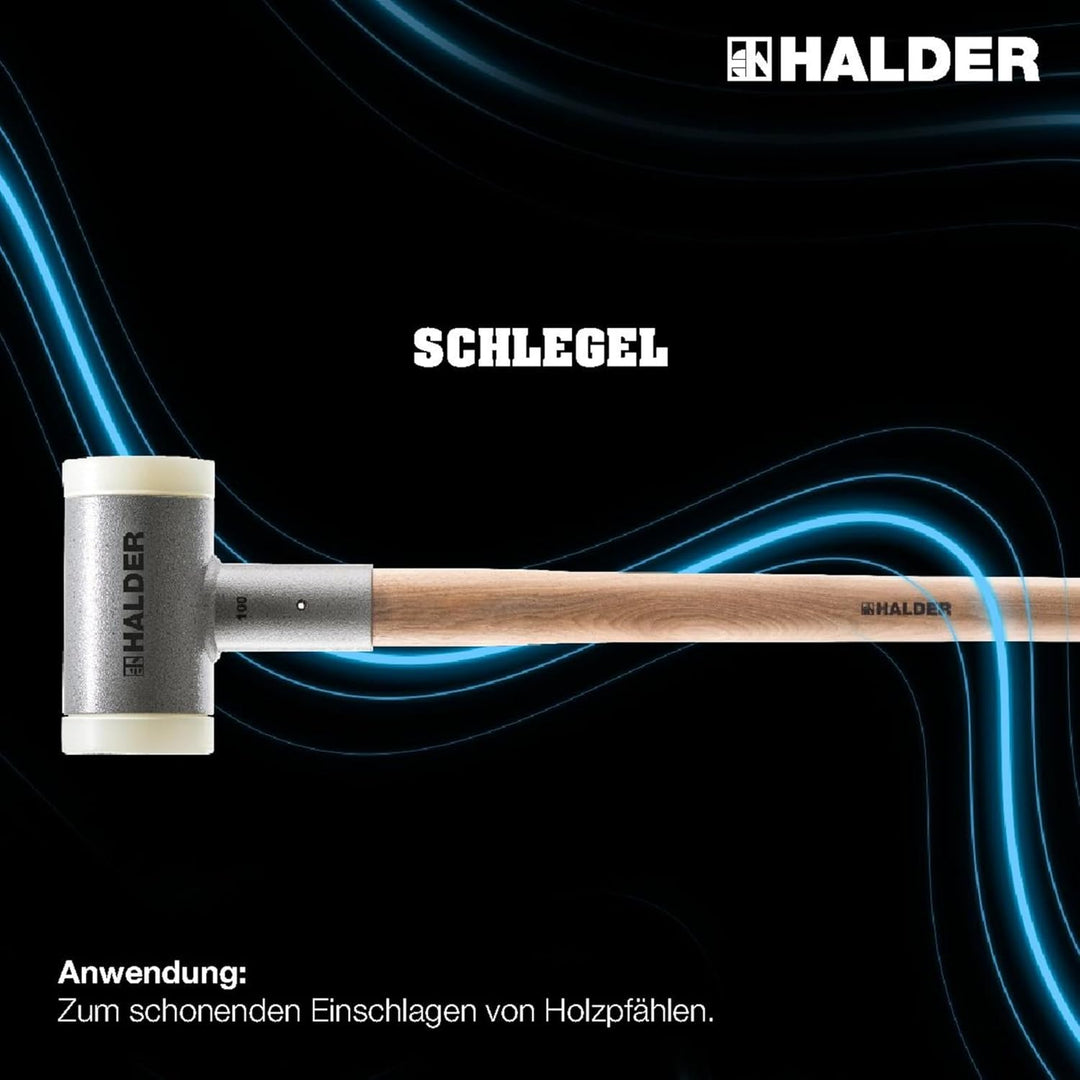 Schlegel, mit schwingungsdämpfendem, ergonomisch geformtem und lackiertem Hickorystiel | D=80 mm/Gew