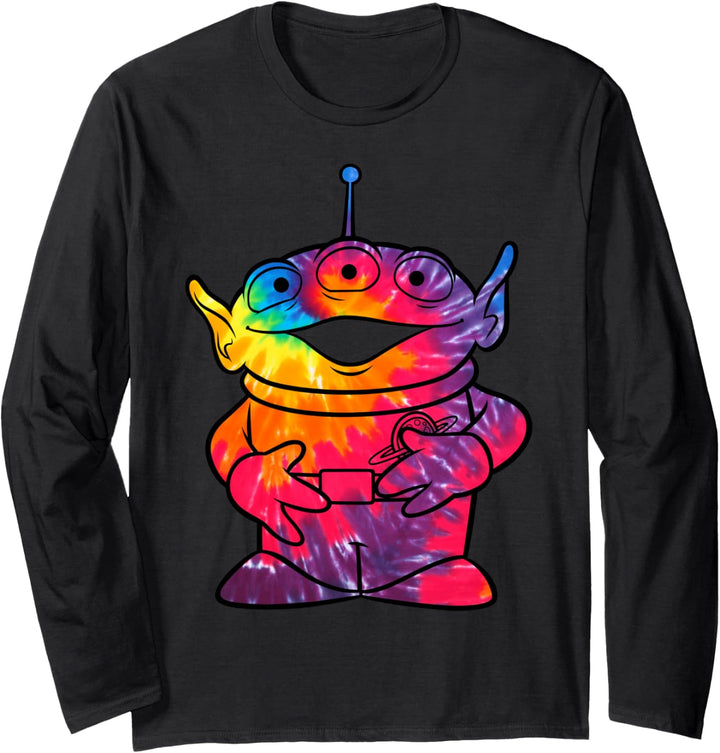 Disney Pixar Toy Story Alien Tie Dye Portrait Langarmshirt