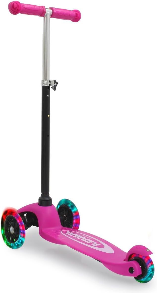 JAMARA 460497 - KickLight Scooter - Lenker höhenverstellbar, bewegliche Lenkstange zur Richtungsände