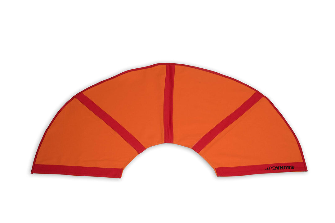 Ersatzstoff Aufgussfächer Ohne Holzgestell (PLUS, Orange-Rot) PLUS Ersatzstoff Orange-Rot, PLUS Ersa
