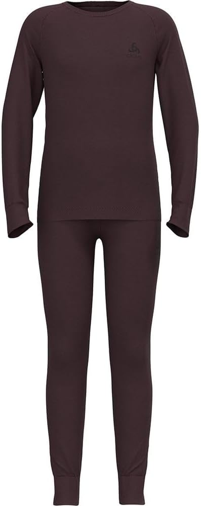 Odlo Unisex Kinder Merino 200 Base Layer Set 152 Fudge, 152 Fudge