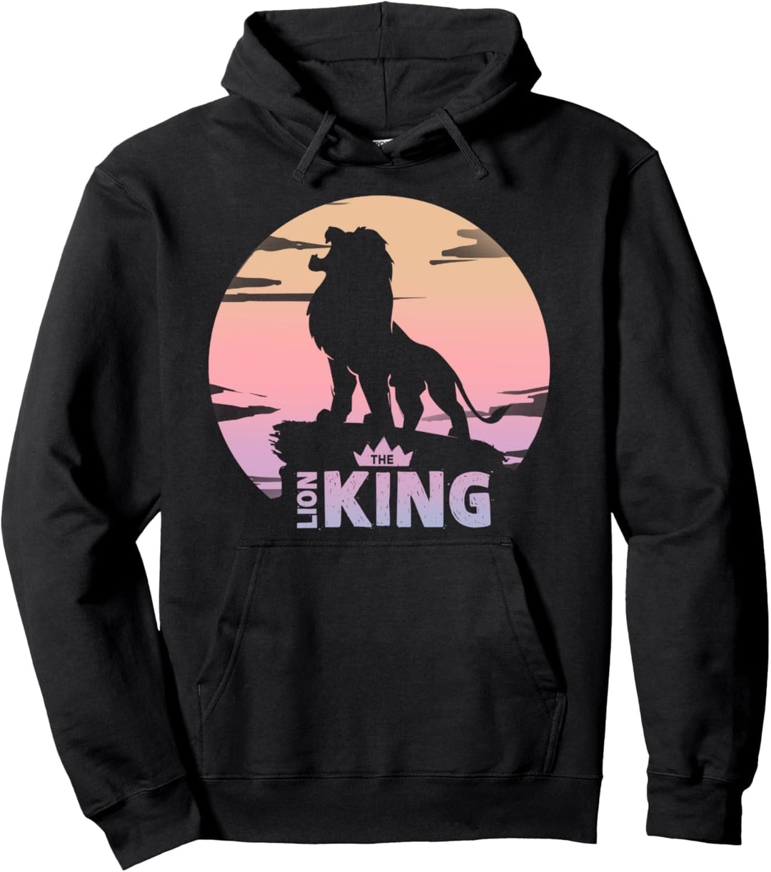 Disney The Lion King Live Action Simba Sunset Silhouette Pullover Hoodie