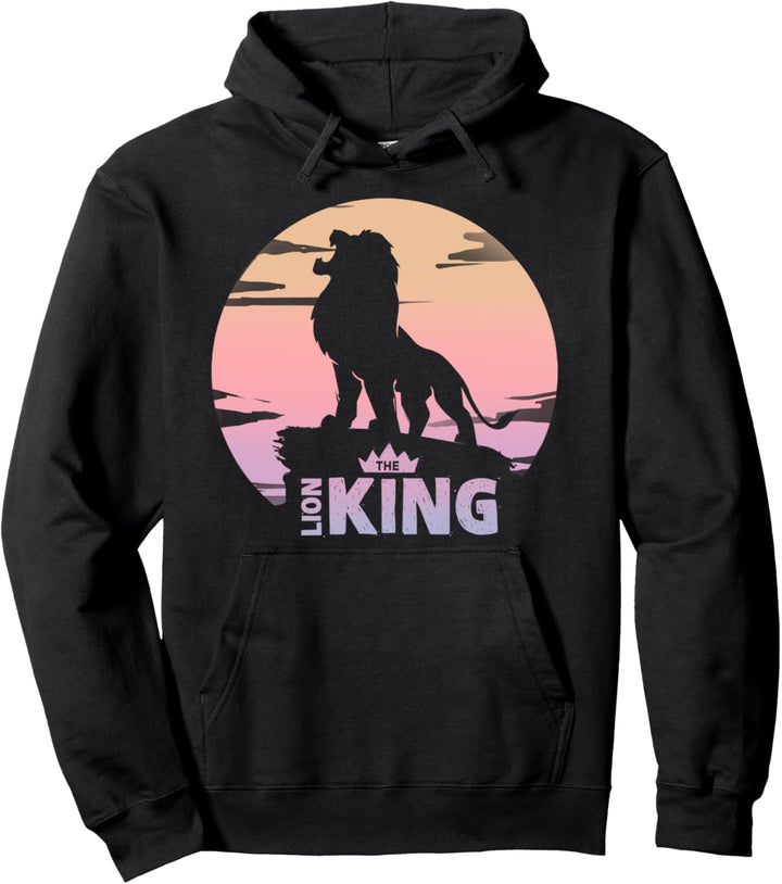 Disney The Lion King Live Action Simba Sunset Silhouette Pullover Hoodie