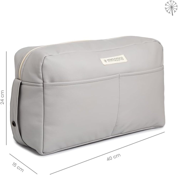 MIMUSELINA Kinderwagen Organizer mit grossem Fassungsvermögen Kinderwagentasche mit + 7 Fächern - Wi