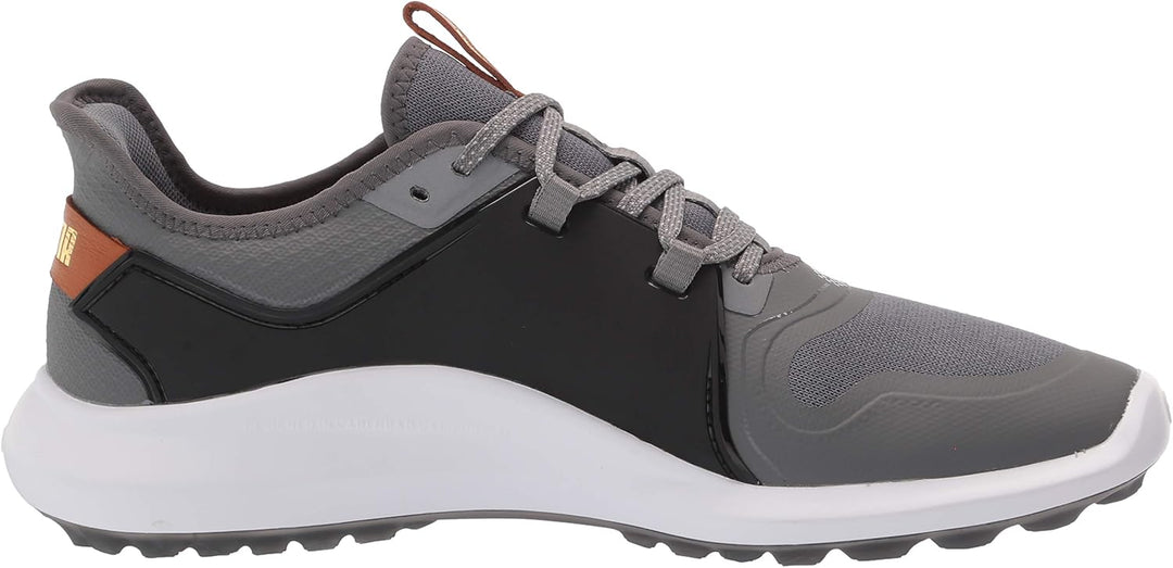 PUMA Herren Ignite Fasten8 Golfschuh 41 EU Quiet Shade Gold Puma Black, 41 EU Quiet Shade Gold Puma
