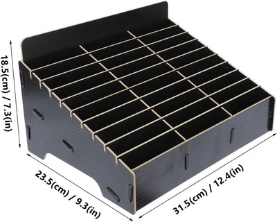 TOPBATHY Handy-Aufbewahrungsbox 30-Fächer- -Handy-Desktop-Organizer Telefonmanagement-Aufbewahrung M