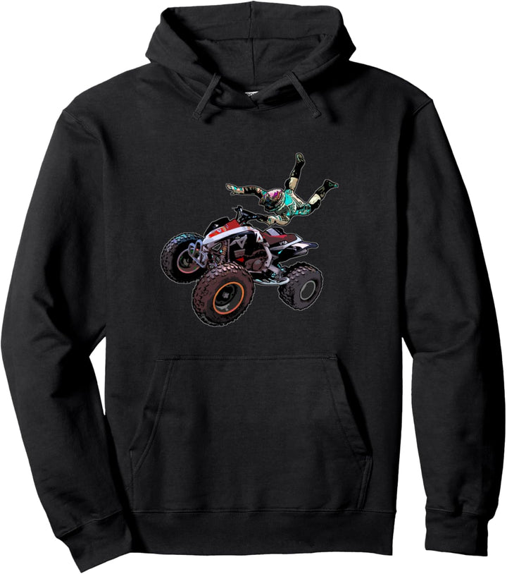 Quadfahrer Atv Motorsport - 4x4 Allrad Actionbike Quad Pullover Hoodie