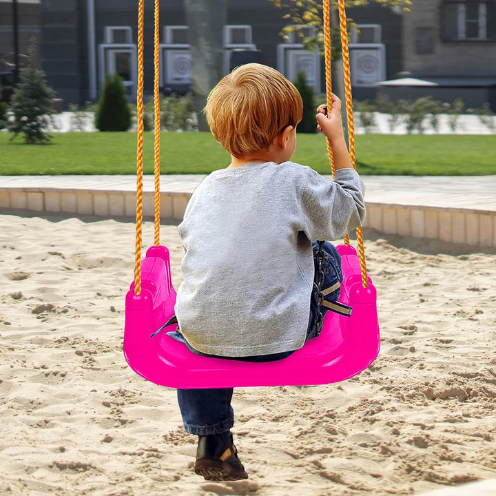 KINSPORY Kinderschaukel Babyschaukel 3 in 1 Babysitz verstellbar Mitwachsend Schaukelsitz Gartenscha