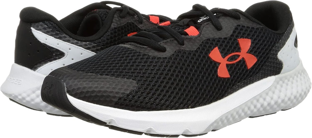 Under Armour Herren Ua Charged Rogue 3Laufschuhe 41 EU Weit 001 Schwarz Halo Grau Radiorot, 41 EU We