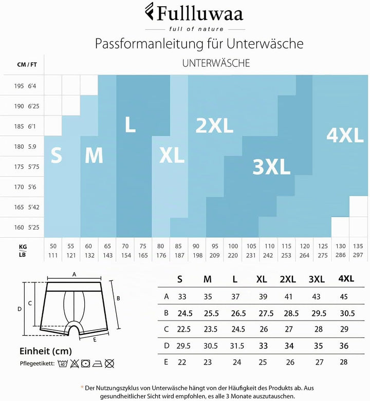Fullluwaa Boxershorts Herren 12er Pack - Business Men Retroshorts Männer Trunks Baumwolle Unterwäsch