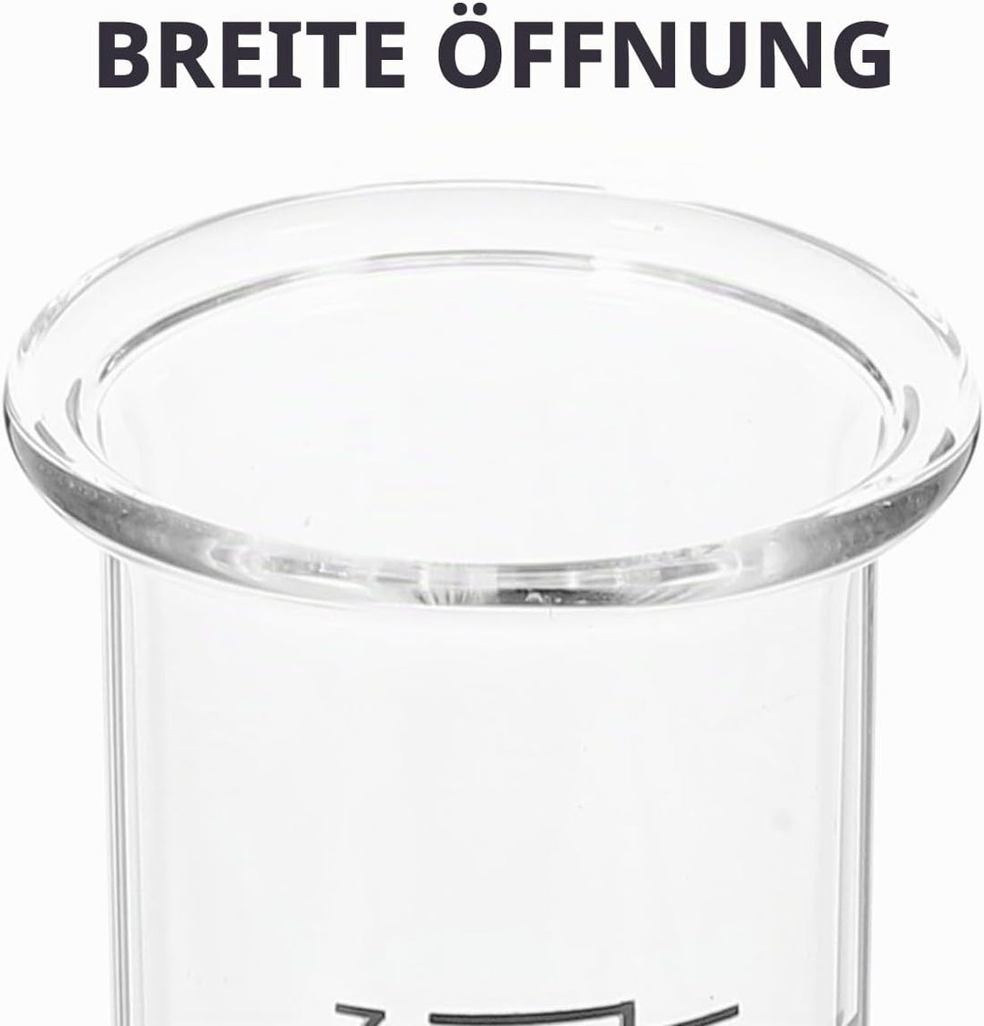 Garneck Regenmesser Ersatzglas Für Niederschlagsmessung – Frostsicheres Reagenzglas Für Garten Und O