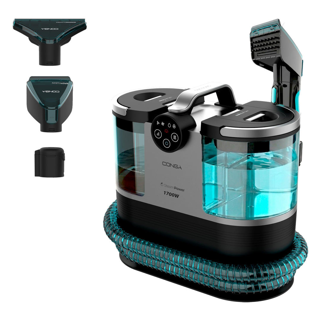 Cecotec Polsterreiniger Conga 7000 Carpet&amp;Spot Clean Steam XXL Neo. 1700 W, Dampffunktion, 3-in-1 sp