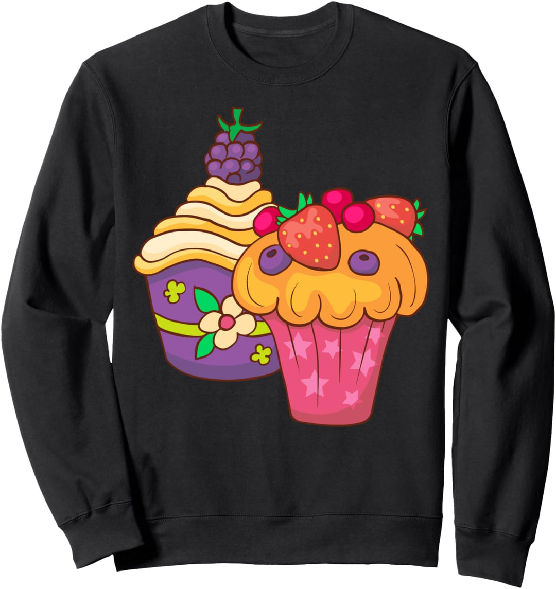 Cupcake Backen Bäcker Bäckerei Kuchen Sweatshirt