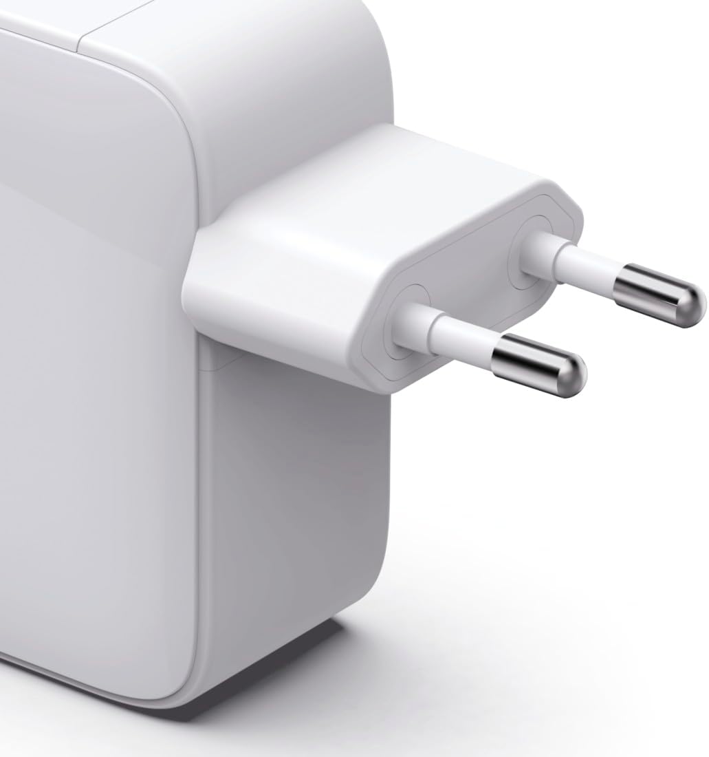 Hama GaN-Schnellladegerät, 30 W, 2X USB-C, ausziehbares USB-C-Kabel, Power Delivery, PD, USB-C-Ladeg