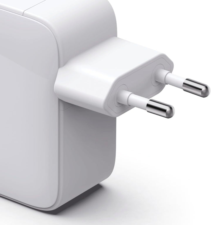 Hama GaN-Schnellladegerät, 30 W, 2X USB-C, ausziehbares USB-C-Kabel, Power Delivery, PD, USB-C-Ladeg