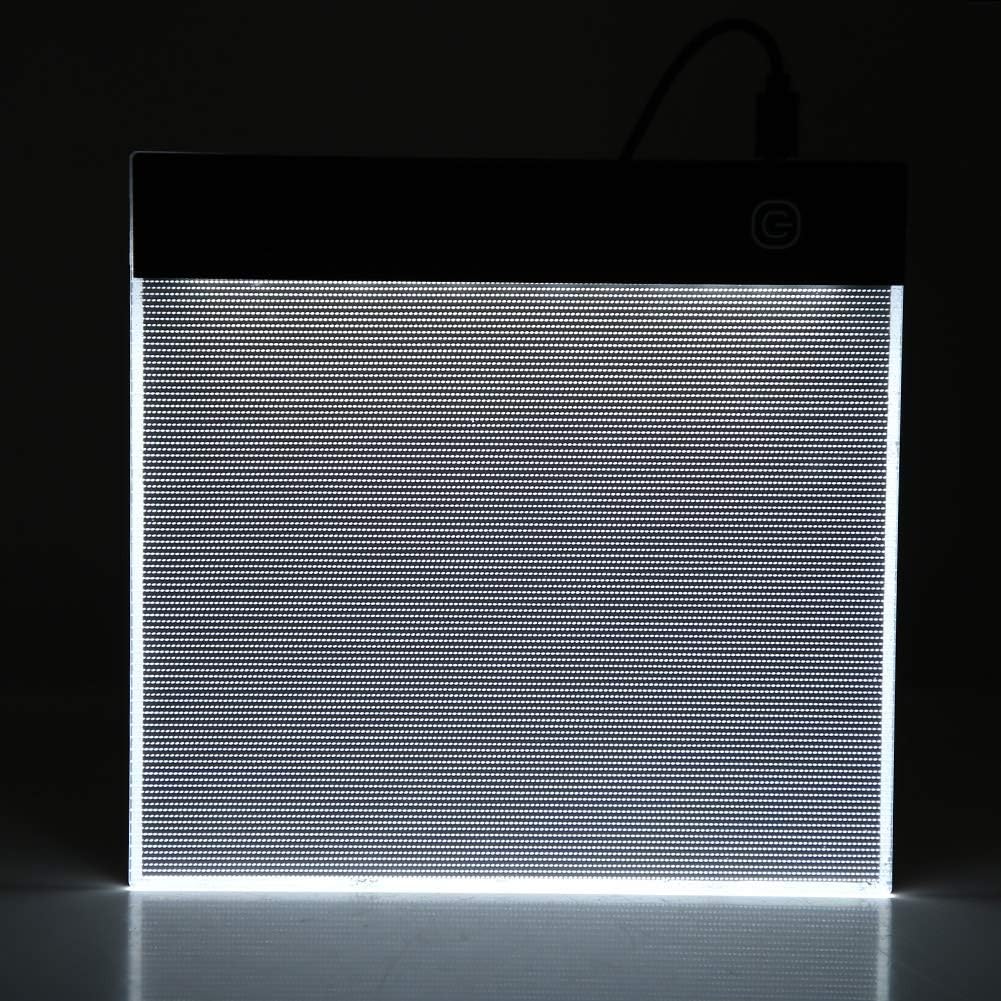 LED Zeichenbrett Leuchtkästen A5 LED Kopierbrett Kinderspielzeug Zum Zeichnen von 3 Ebenen Dimmbares