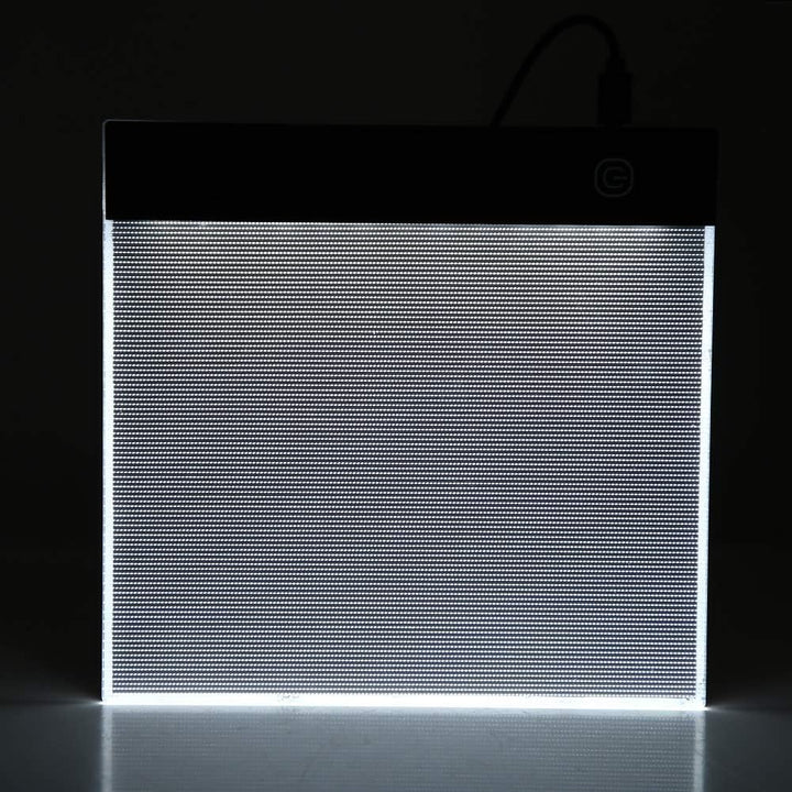 LED Zeichenbrett Leuchtkästen A5 LED Kopierbrett Kinderspielzeug Zum Zeichnen von 3 Ebenen Dimmbares