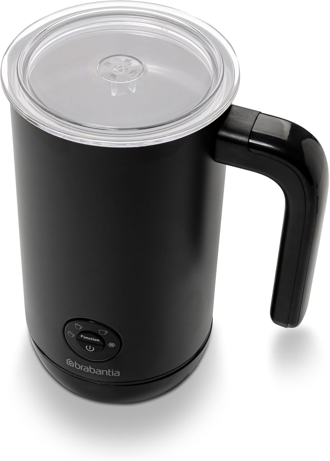 Brabantia Milchaufschäumer Elektrisch 4-in-1, Automatische Milchschäumer, für Heisser und Kalter Mil